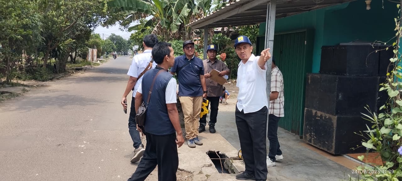 Dinas PUPR melakukan Kegiatan MC 0 di Link Lebak Gempol, Kota Serang . (23 September 2025)