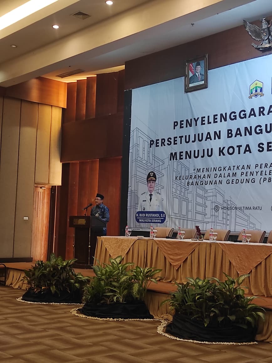 Dinas PUPR Kota Serang melaksanakan sosialisasi PBG menuju Kota Serang Berbudi. (7 Oktober 2025)