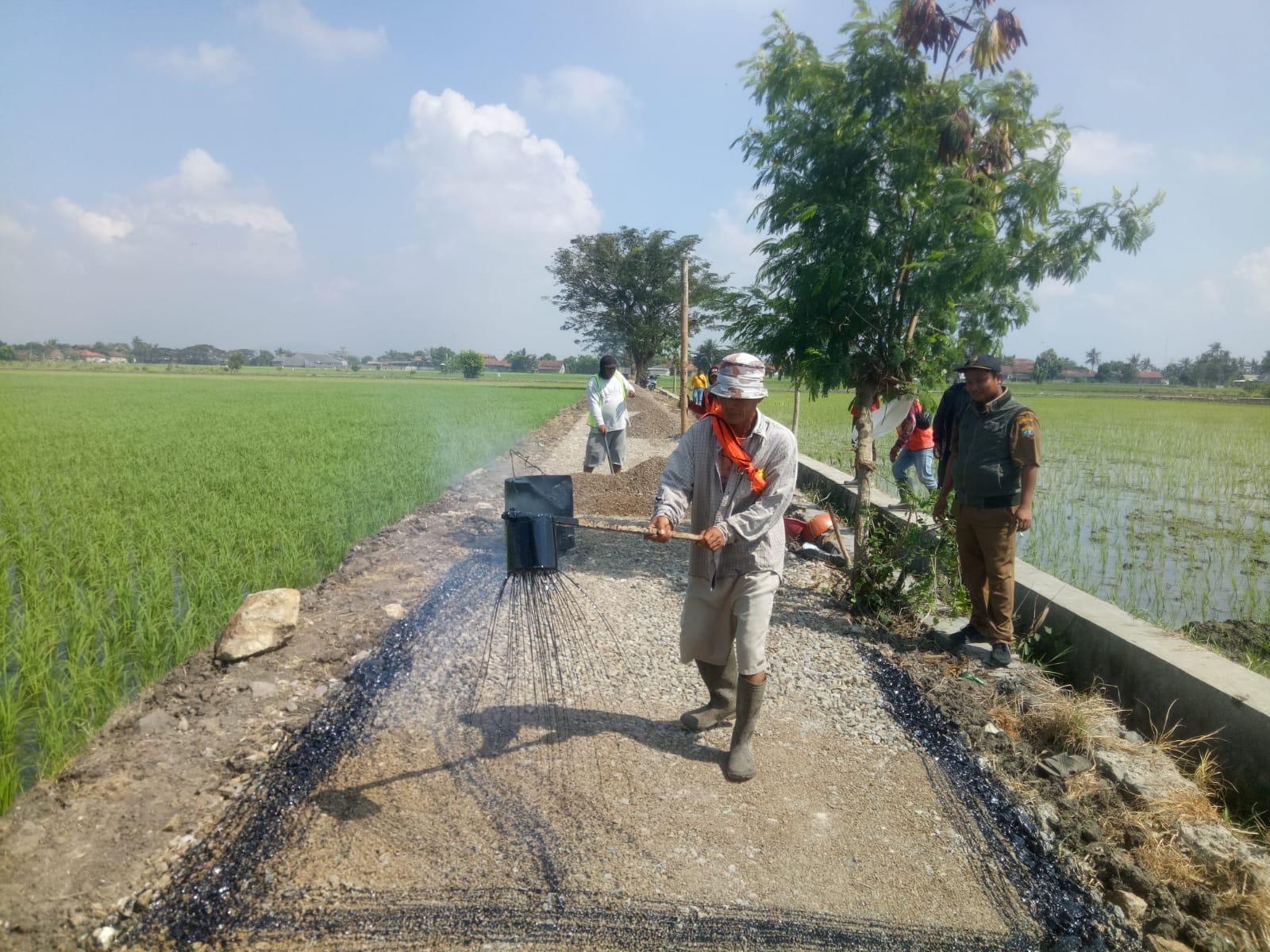 Dinas PUPR Kota Serang melakukan Monitoring pekerjaan Pemeliharaan Jalan. (17 Juni 2025)
