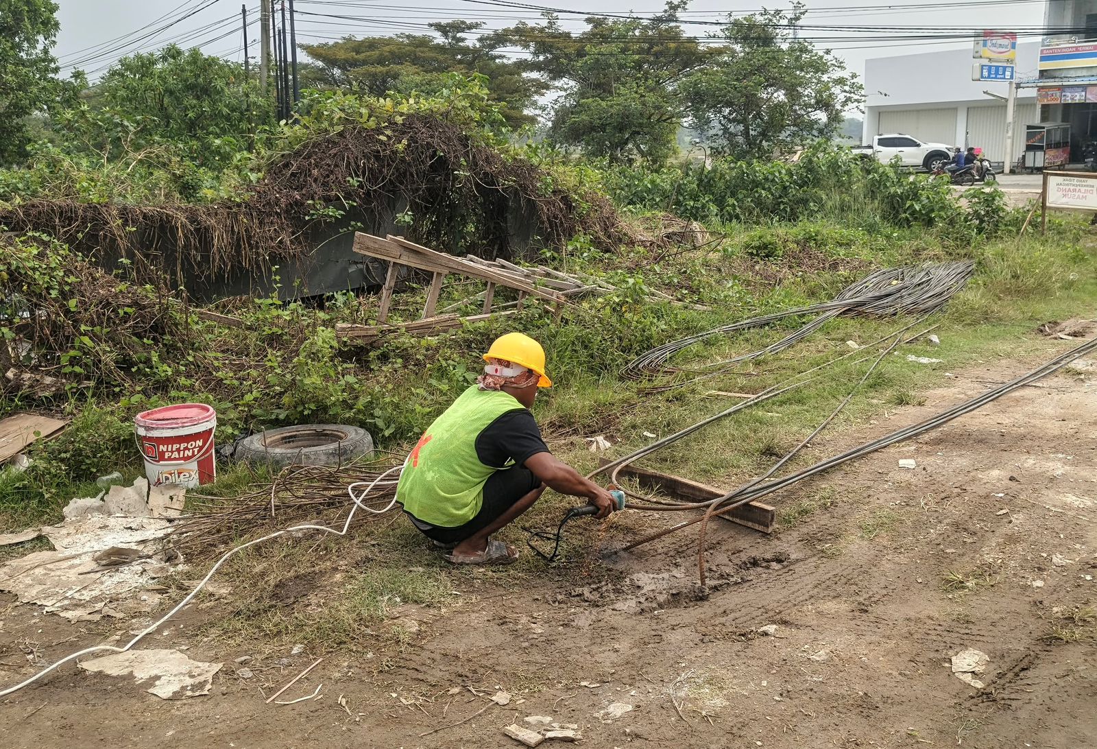 Monitoring progres pembangunan Puskesmas di kelurahan Unyur. (3 Juli 2025)
