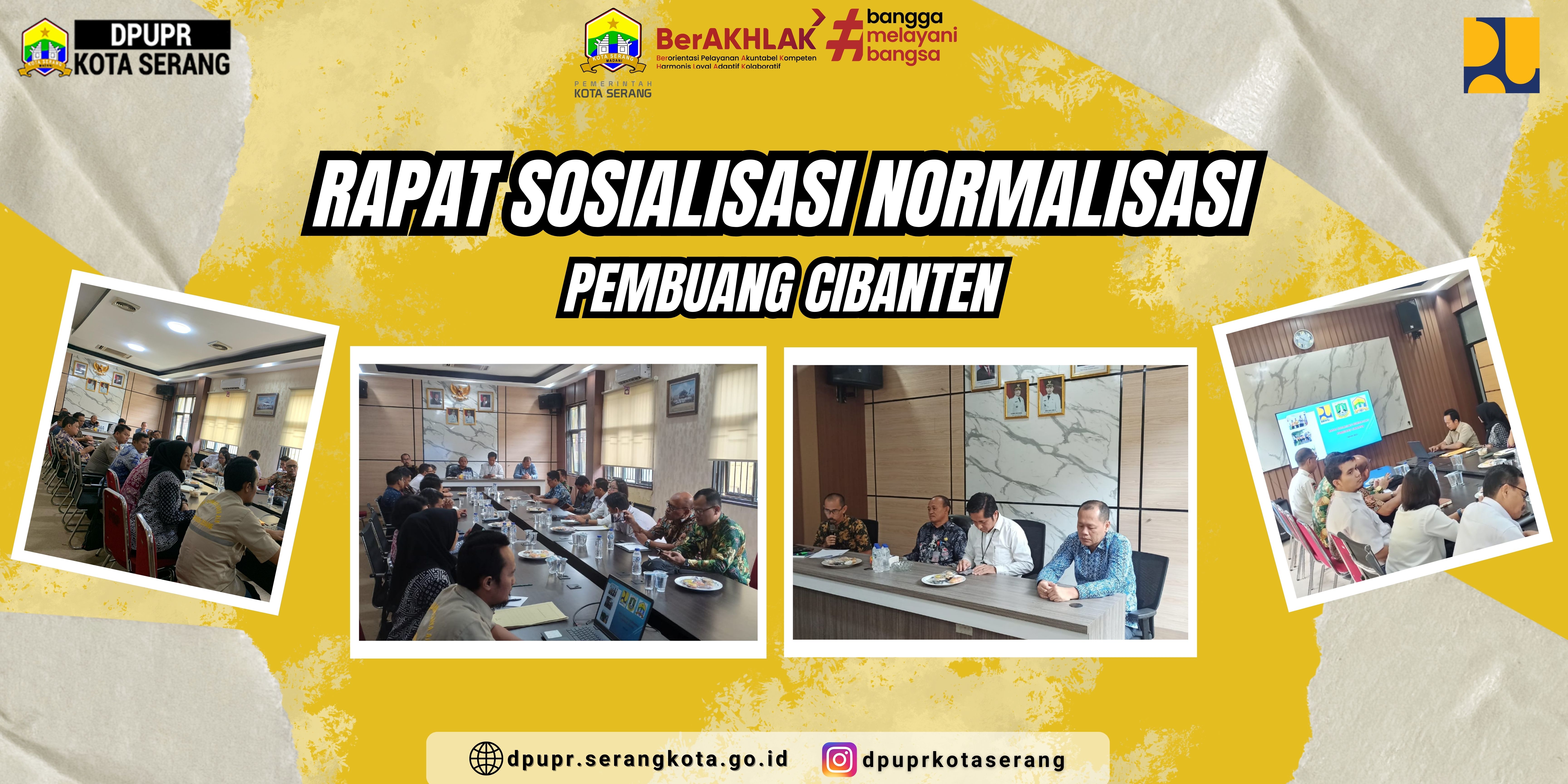RAPAT SOSIALISASI NORMALISASI PEMBUANG CIBANTEN. (15 April 2025)