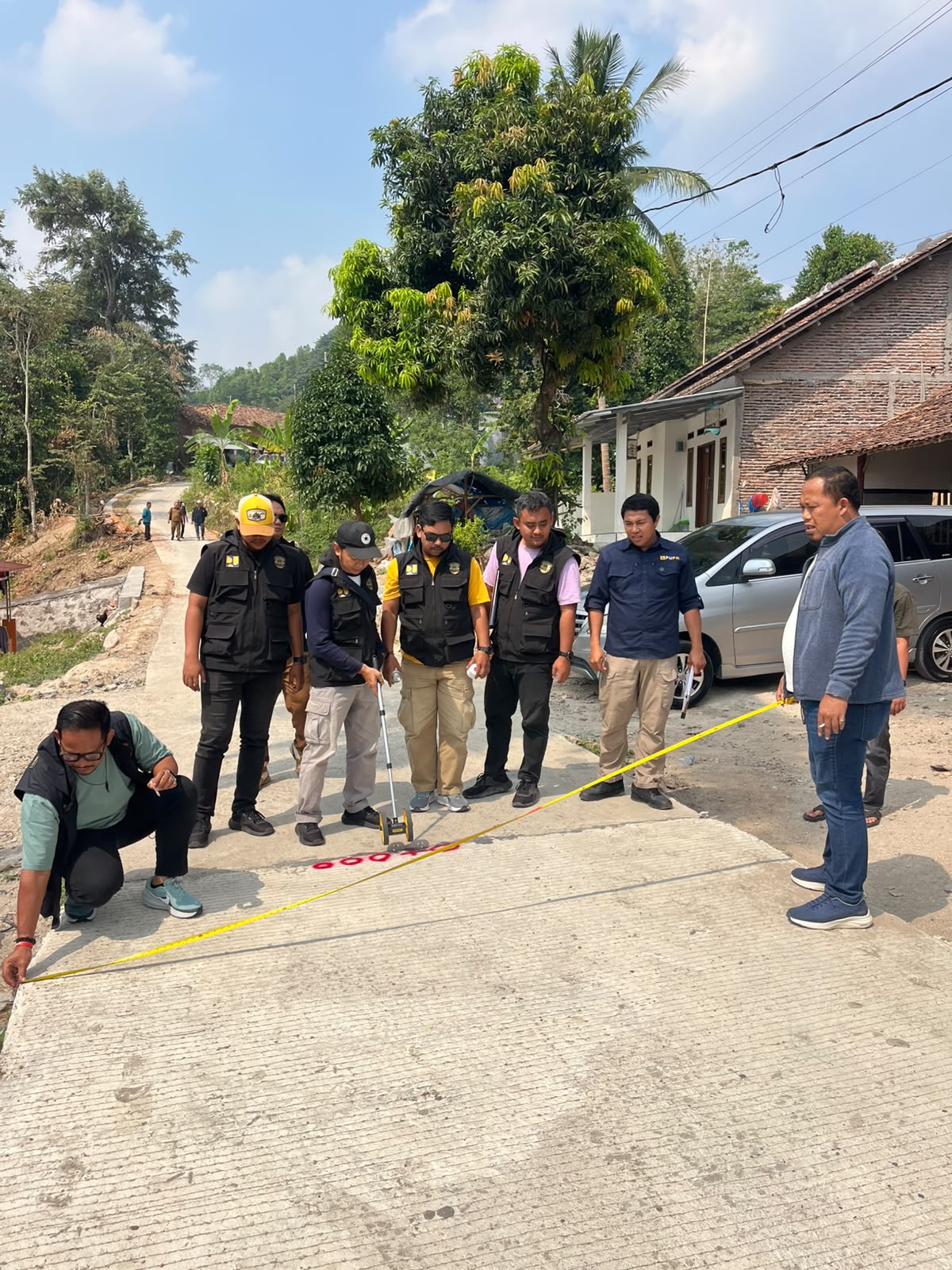 Provisional Hand Over (PHO) betonisasi jalan di Kecamatan Taktakan. (14 Juli 2026)