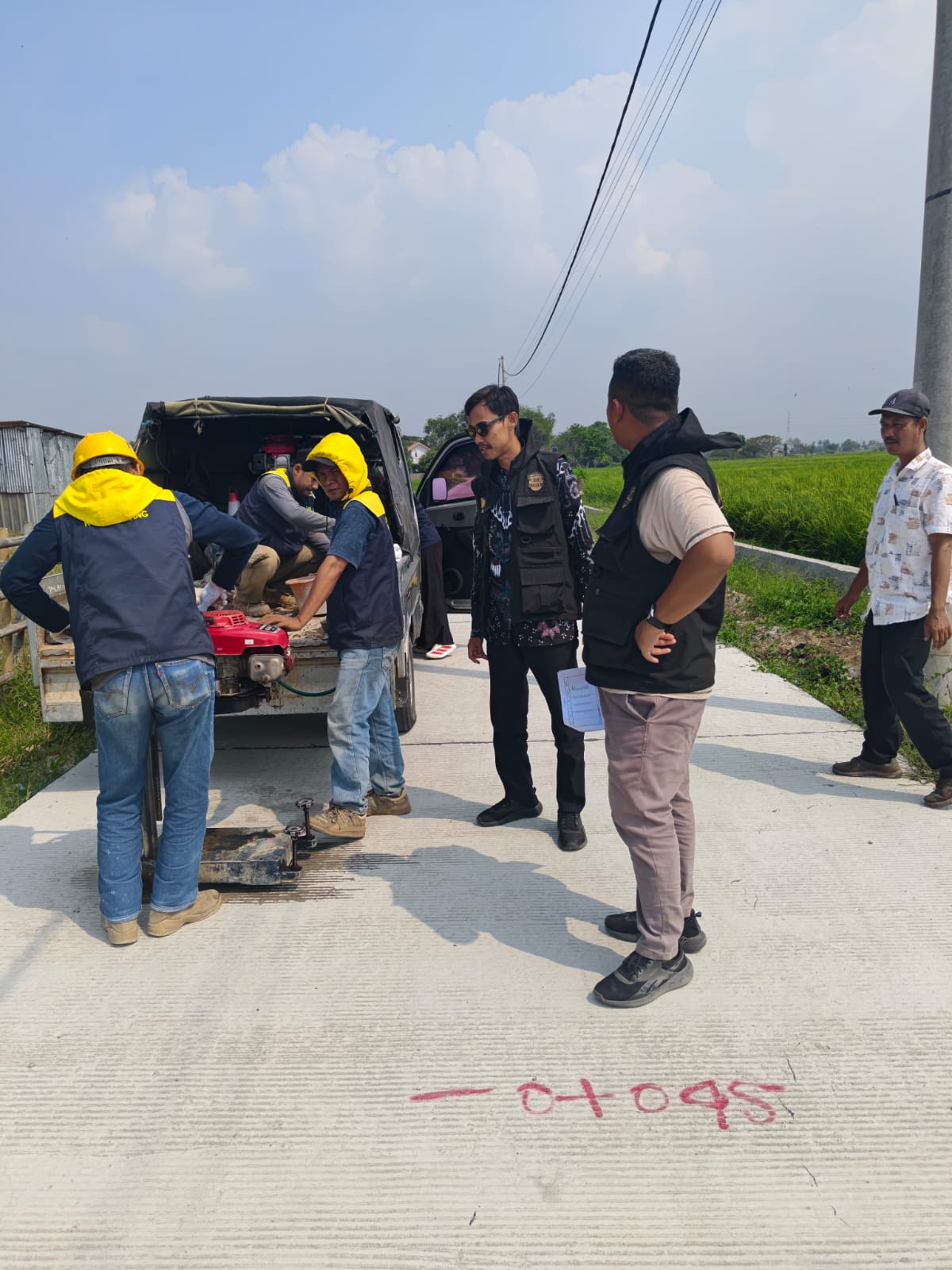 Provisional Hand Over (PHO) betonisasi jalan di Kecamatan Walantaka. (15 Juli 2026)