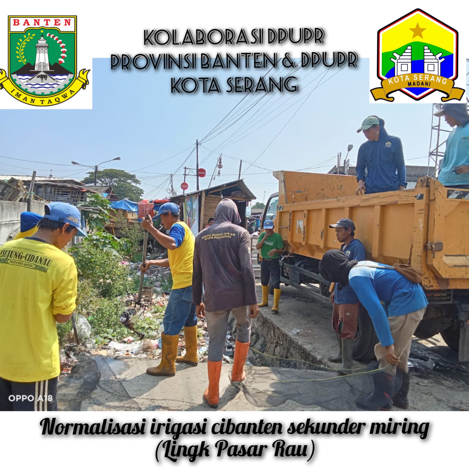 Normalisasi Irigasi Cibanten Sekunder Miring (Link. Pasar Rau). (07 Mei 2025)