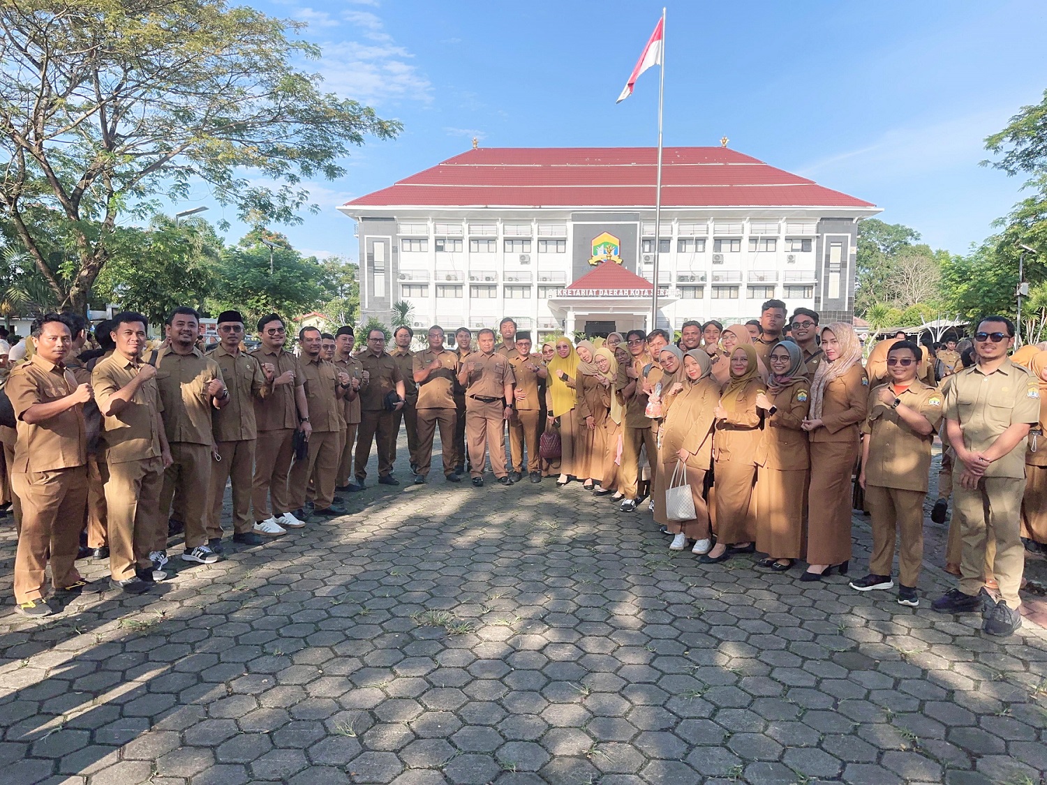Kegiatan Apel Pagi di Puspemkot Serang (07 Juli 2025)