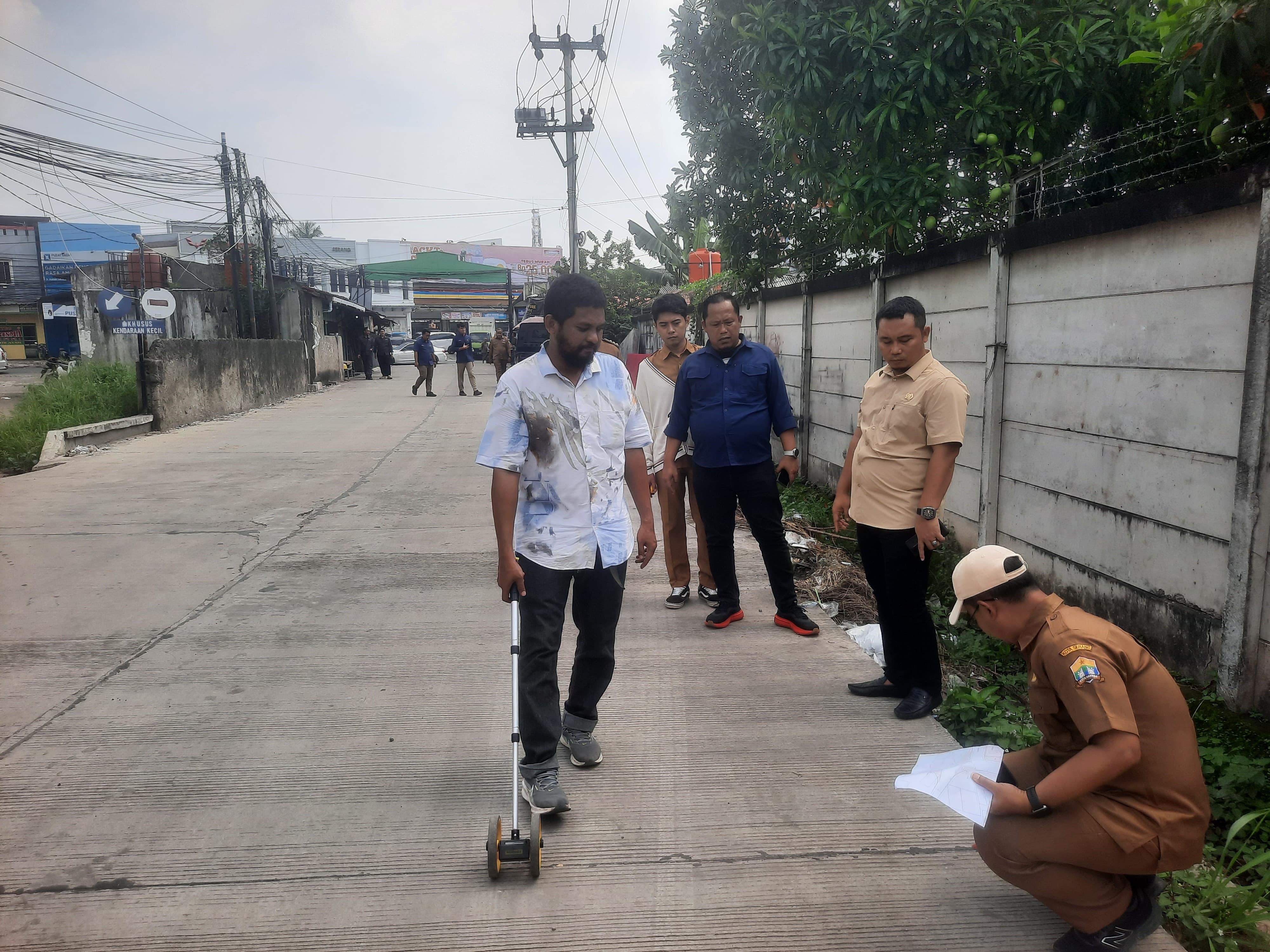 Survei Rencana Pembangunan Simpang Sebidang Drangong. (11 Juli 2025)