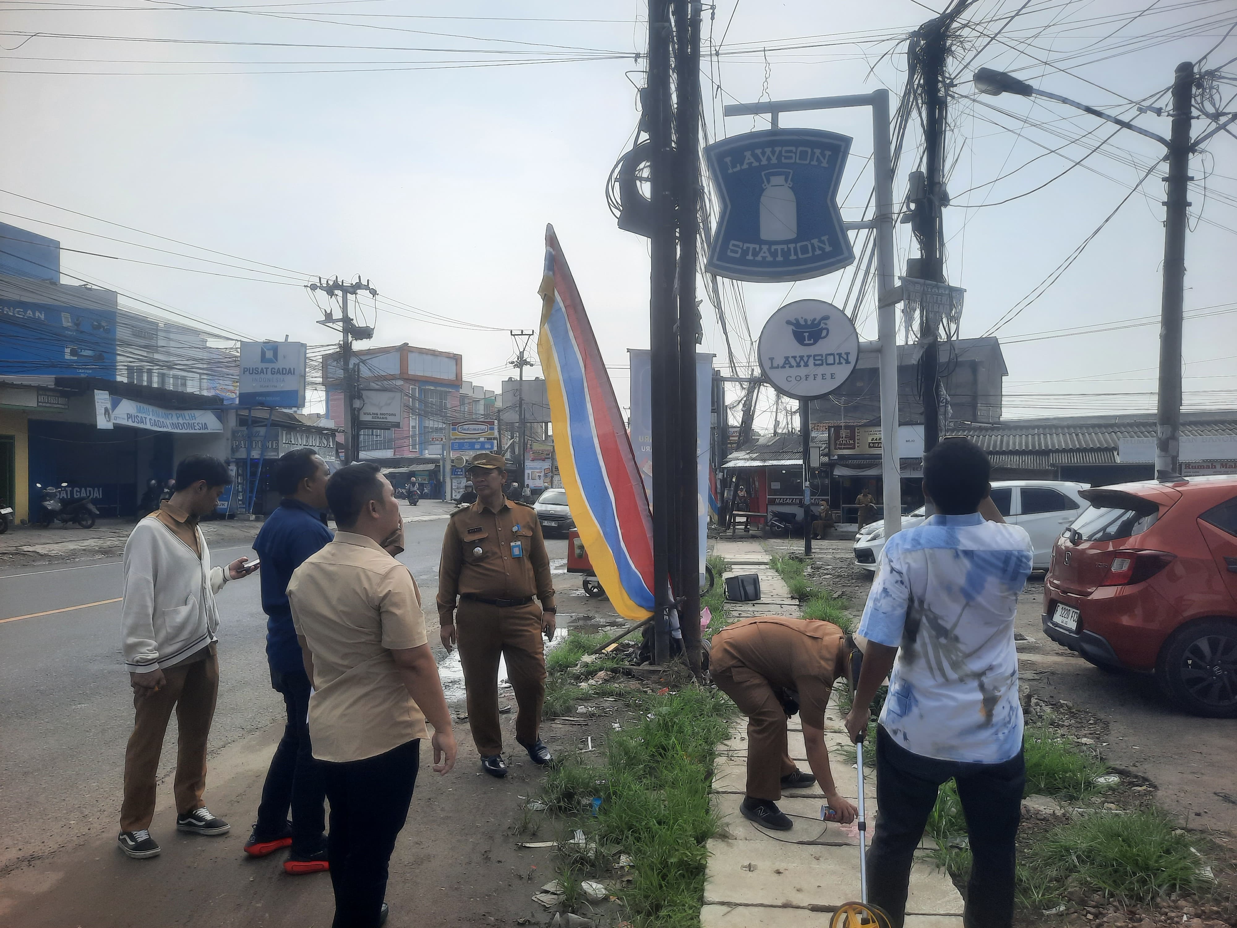 Survei Rencana Pembangunan Simpang Sebidang Drangong. (11 Juli 2025)