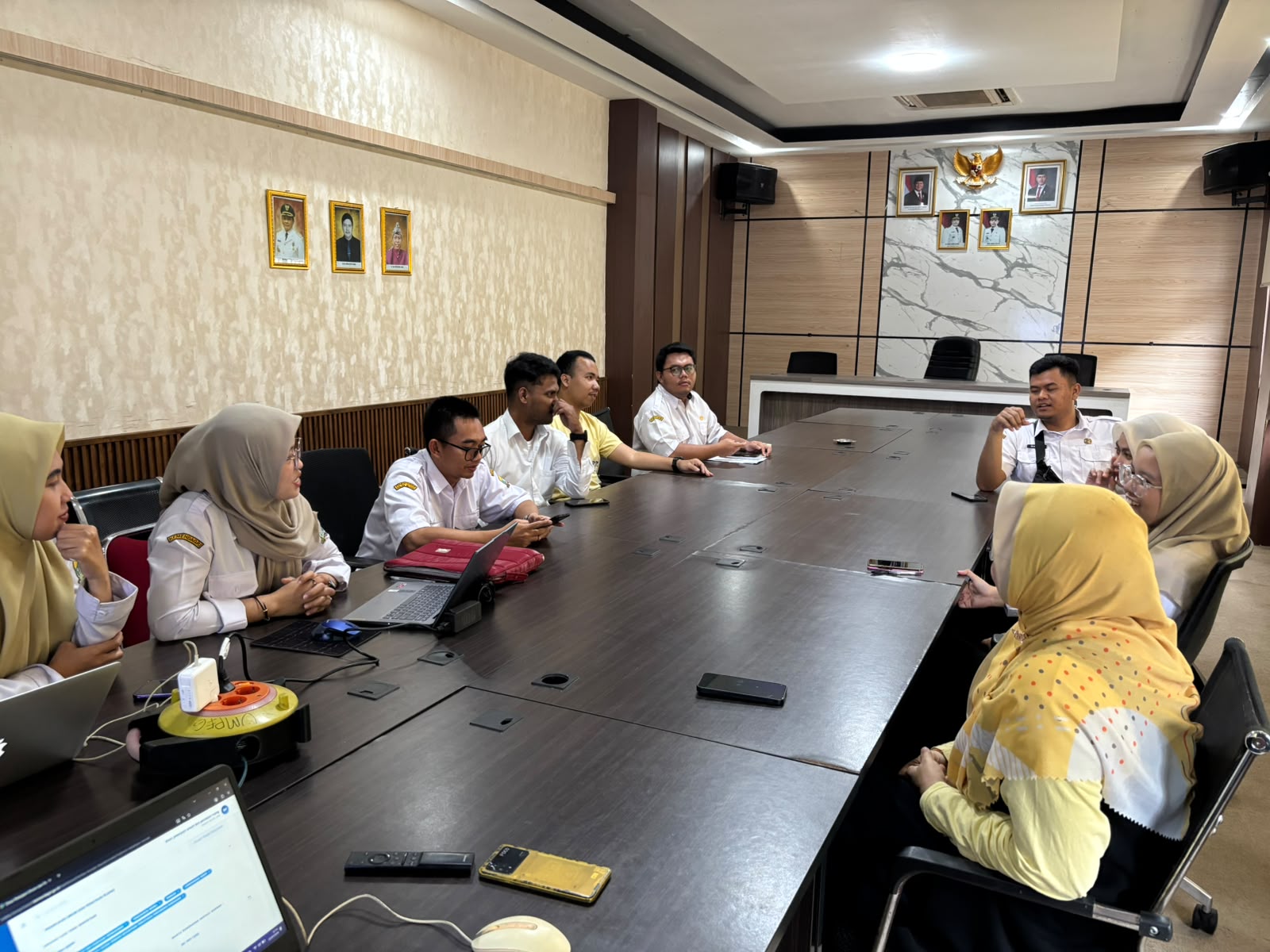 Dinas PUPR Kota Serang menghadiri sosialisasi IGA dari Baperida. (22 Juli 2026)
