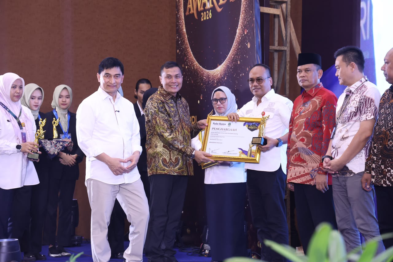 Dinas PUPR menghadiri acara Radar Banten Awards di Graha Pena. (23 September 2026)
