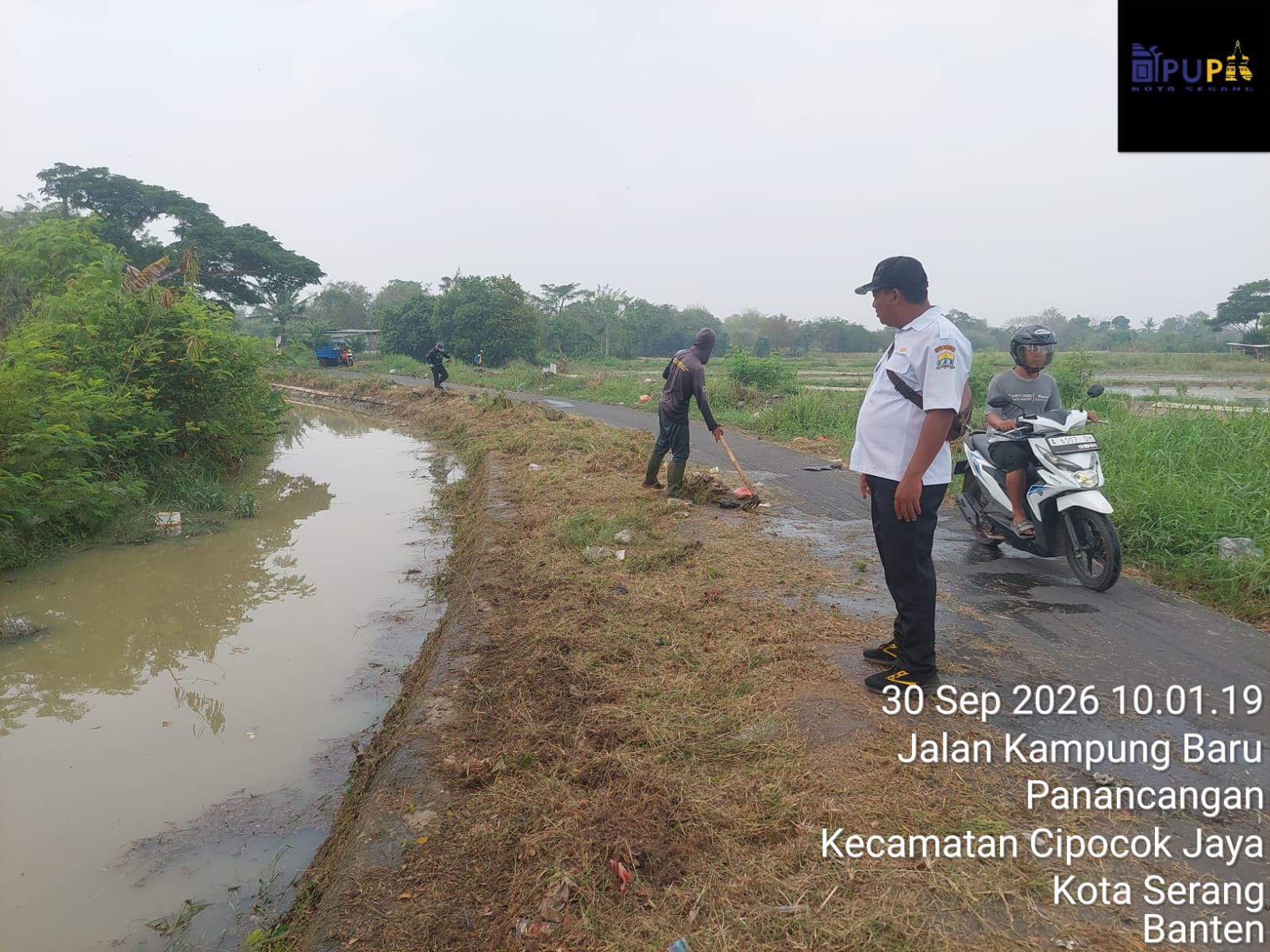 Dinas PUPR melakukan pemeliharaan di Penancangan. (30 September 2026)